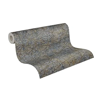 Imagen de Livingwalls Metropolitan Stories Travel Styles 391774 Papel pintado (10,05 m x 0,53 m), color negro y dorado