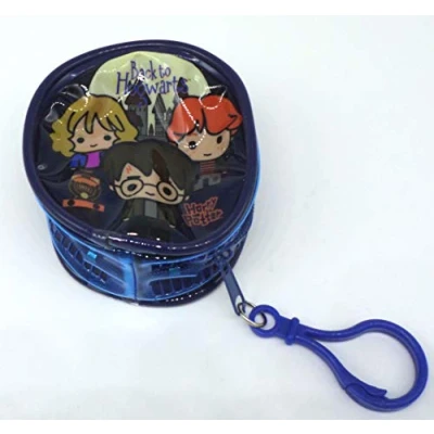 Imagen de TDL Harry Potter Billetera Licenciado Oficialmente 8 cm Redondo Cierre De Cremallera Llavero Coin Purse