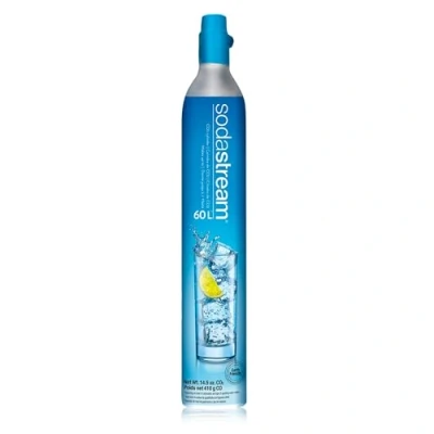 Imagen de SodaStream Cilindro Adicional de Gas con Sistema Rosca, Modelos Jet y Spirit, Exclusivo para Máquinas Gasificadoras Agua SodaStream, Color Azul 60 L
