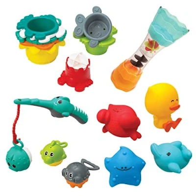 Imagen de Infantino Splish &amp; Splash Bath Set jugete de Bano, Multicolor, zzzz s (305076)