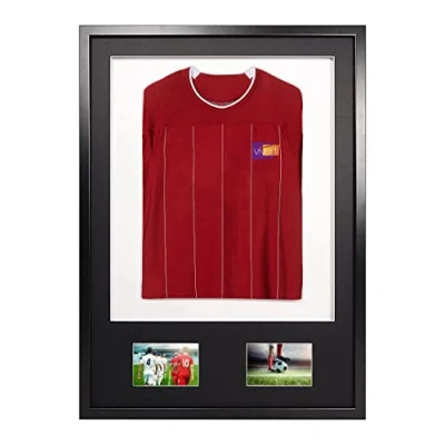 Imagen de Vivarti DIY Junior 3D montado + Doble Apertura Camiseta Deportiva Marco de Pantalla A1 59.4 x 84cm Negro, Montaje Tarjeta Respaldo Blanca