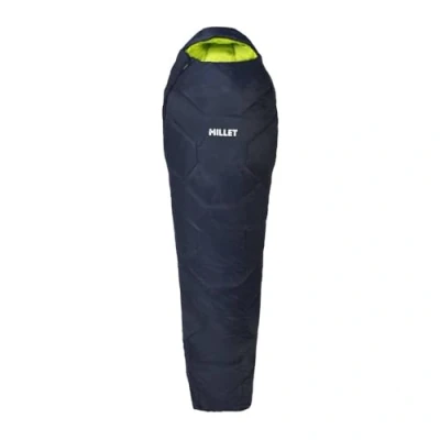 Imagen de Millet Baikal Saco de Dormir, Unisex Adulto, Azul (Nuevo Logo), Apertura con Cremallera a la Derecha
