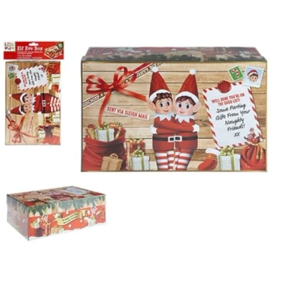 Imagen de Elves Behaving Badly Caja de almacenamiento elfos navideños, 26,5 cm, 50565344229