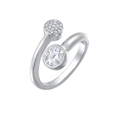 Imagen de Elli Wrapped Classic Anillo, Mujer, Talla: 52, Silber