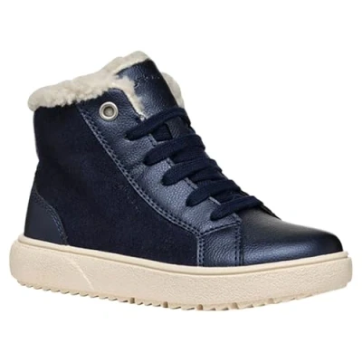 Imagen de Geox Theleven GIRL AB Botines con cordones para niños, Talla: 25, Dark navy Zapatos