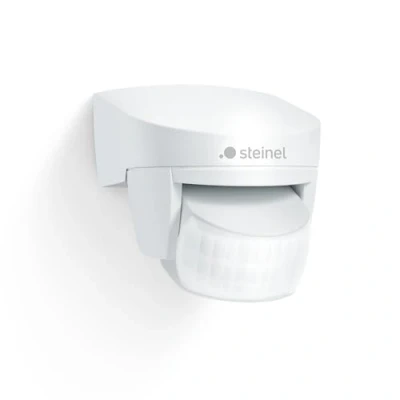 Imagen de Steinel IS 140 2 608910 Detector de Movimiento infrarojo, Sensor para Dentro y Fuera, ángulo detección, fachadas, entradas Principales, Jardines o Patios, Color Blanco