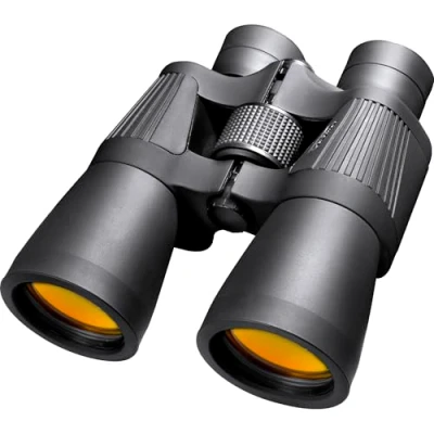Imagen de Barska X Trail Reverse Porro 10 50 Prismáticos Negro Variedad Ampliaciones Ópticas Recubiertas Gran Angular Objetivo Lentes Armadura de Goma Antideslizante Grip Bolsa transporte Correa para el cuello