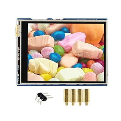 Imagen de IBest for Raspberry Pi Pico Display 2.8inch Touch Module 320x240 Pixels 262K Colors LCD IPS Screen with Resistive Controller XPT2046,ST7789 Driver, Using SPI Bus
