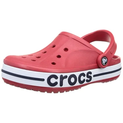 Imagen de Crocs Zuecos Bayaband Para Mujer Y Hombre. Cómodos, Divertidos, Transpirables, Resistentes Fáciles De Limpiar. 36 37 Eu Pepper/Navy