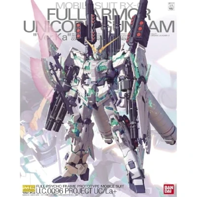 Imagen de BANDAI SPIRITS Gundam MG 1/100 RX 0 Full Armor Unicorn Ver.Ka Kit de Modelo 18 cm
