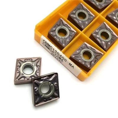 Imagen de CNMG120404 CNMG120408 MA insertos de carburo alta calidad herramienta torneado externo inserto corte torno CNC(CNMG120408 VP15TF)