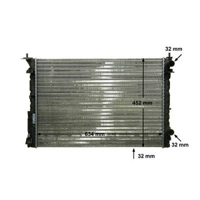 Imagen de MAHLE ORIGINAL CR 311 000P Radiador, refrigeración del motor RENAULT: ESPACE 3, LAGUNA 1, 1 Grandtour