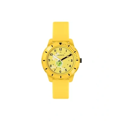 Imagen de Lacoste Reloj Analógico de Cuarzo para Niños Colección Mini Tennis Collection con Correa en Silicona Amarillo, 2030060