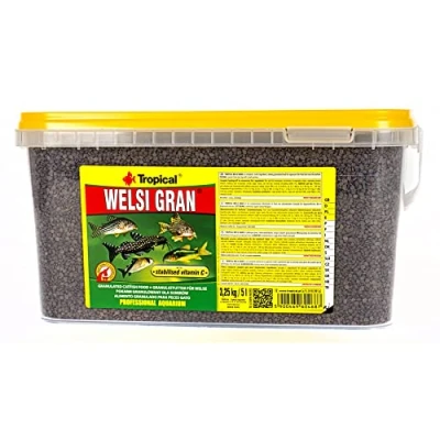 Imagen de WELSI Gran 5L / 3,25kg Alimento Completo en Forma de gránulos Multi Ingredientes Que se Hunde para Peces