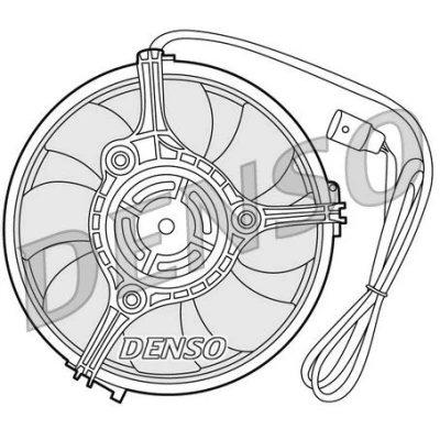 Imagen de DENSO DER02001 Ventilador de Radiador 280 VOLKSWAGEN: Passat B5 GP Berlina, Variant, SKODA: Superb I II Hatchback