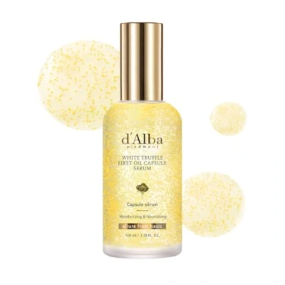Imagen de d&#039;alba Piedmont Cápsula de Aceite Trufa Blanca Suero Vita Boost diario para una piel radiante, doble fórmula vitamínica, cuidado la coreano (100 ml)
