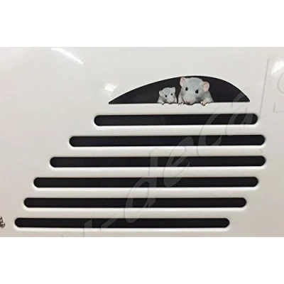 Imagen de EU Decals MioVespa Collection Billet One Calcomanía de extensión ventilación trasera derecha para ratón, laminada, compatible con Vespa Gts 125 200 250 300 Gtv