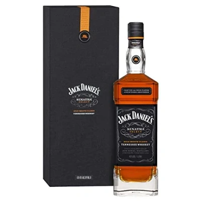 Imagen de Jack Daniels Frank Sinatra Select Tennessee Whiskey , 45%Vol. Alcohol, Con Sabor Dulce Intenso de Vainilla, 1Litro