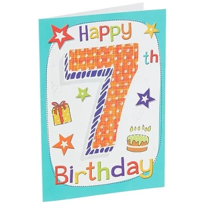 Imagen de Tarjeta de cumpleaños juvenil 7 x 5 pulgadas Piccadilly Greetings