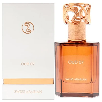 Imagen de Swiss Arabian Perfumes oud 07 50 ml Eau de parfum para hombre y mujer Gourmand Perfume refrescante duradero aftershave hombres