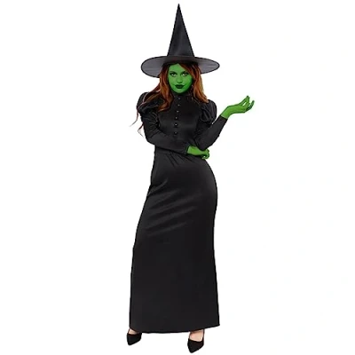 Imagen de amscan 9917844 disfraz de bruja malvada para Halloween, gótico cuento hadas espeluznante