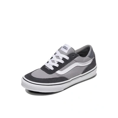 Imagen de Vans Brooklyn, Zapatillas Unisex niños, Ba2 Suede/Canvas Black/White, 34 EU