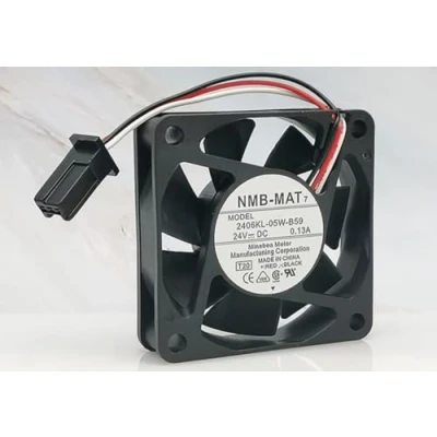 Imagen de 2406KL 05W B59 NMB 6015 24V 4600RPM 18.3CFM 6CM 3 Wire Cooling Fan