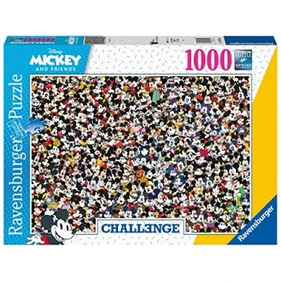 Imagen de Ravensburger Puzzle Disney: Mickey Mouse Challenge, 1000 Piezas, Puzzles para Adultos, Piezas Pegamento Enmarcar puzzles, Rompecabezas Adultos y Niños