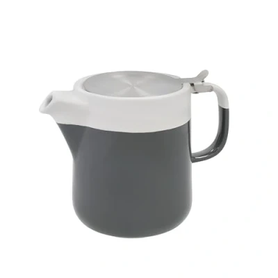 Imagen de La Cafetière Barcelona Tetera de Cerámica con Infusor, 1.2L , Gris