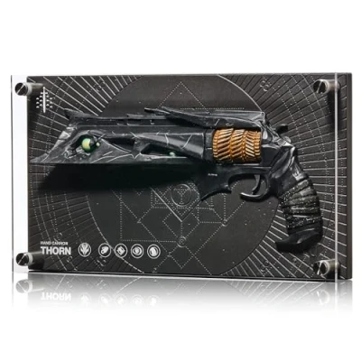 Imagen de Numskull Thorn figura de arma exótica 12 x 7 (30 18 cm), edición limitada, réplica coleccionable, producto oficial Destiny, videojuego acción ciencia ficción FPS