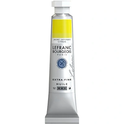Imagen de Lefranc Bourgeois Óleo Extra Fino 20ml Tubo de pintura, Amarillo limón Japonés