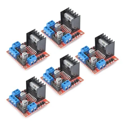 Imagen de DollaTek 5Pcs L298N Dual H Bridge Stepper Motor Driver Board para Arduino