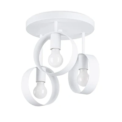 Imagen de Sollux Titran Plafón Plafones para Dormitorio LED Salón Pasillo Modernos Blanco 50 60Hz 220 230V