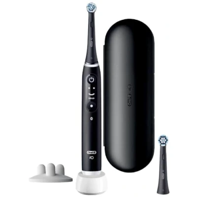 Imagen de Cepillo eléctrico Oral B iO 6S, 5 modos, Pantalla interactiva, Sensor de presión, Negro