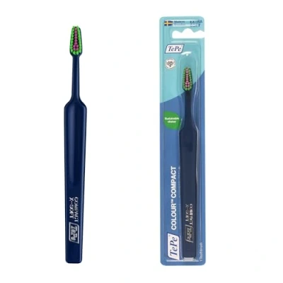 Imagen de TePe Colour Compact Extra Soft Blíster Azul, 1 paquete