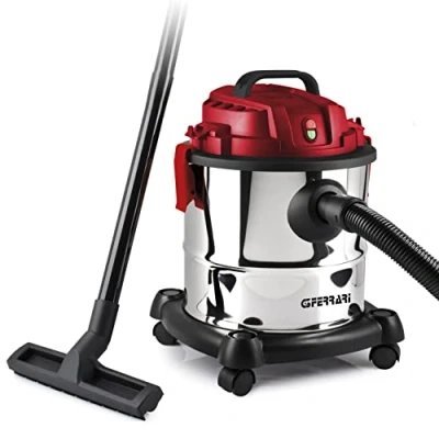 Imagen de G3 Ferrari G90028 Aspirador de Sólidos y Líquidos 20 L Fusto Red, 1000 W, 18kPa, Wet &amp; Dry Compact, Doble función: Soplador, Accesorios incluidos