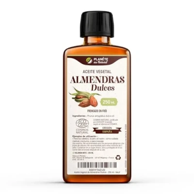 Imagen de Aceite Vegetal de Almendras Dulces 250 ml 100% Puro, Natural y Prensado en Frío Certificado Cosmos