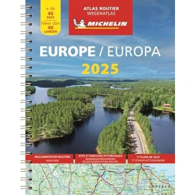 Imagen de Europe 2025: Atlas Routier: + De 40 Pays/europa 2025 : Wegenatlas :mee
