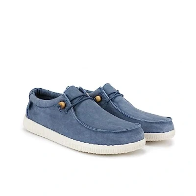 Imagen de WALK IN PITAS WP150 WALLABI Washed Mocasines de Hombre Naúticos Casual Zapatillas Verano Zapatos Casuales y Cómodos para Azul 36