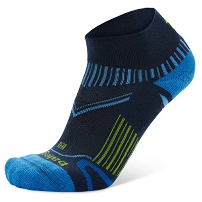 Imagen de Balega Enduro Quarter Calcetines De Correr Atléticos Para Hombres Y Mujeres (1 Par) Acolchadas, Transpirables, Absorbentes, Punta Sin Costuras, Azul, Talla S (EU 36 39.5)