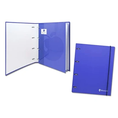Imagen de Carpeta BISMARK Carton 4A, A4 C/Recambio Azul