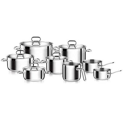 Imagen de Tescoma BATERIA DE Cocina 13PZ Home Profi, Acero Inoxidable, Multicolor, 13 Piece