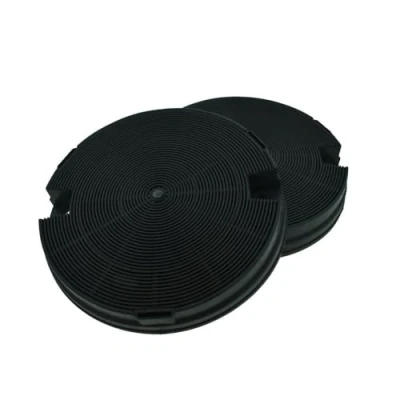 Imagen de AllSpares filtro de carbón activo (2 uds.) para campanas extractoras compatible con AEG Electrolux 902979358 6 / Type 29 E3CFT29, NYTTIG FIL 600, Whirlpool 484000008572 AMC912 y Elica F00428/1S