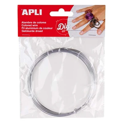 Imagen de APLI 14095 Alambre plata 1,5 mm x 5 m