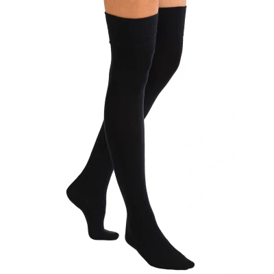 Imagen de Falke Softmerino Overknees warm Calcetines hasta la rodilla, Mujer, Talla: 37/38, Dark navy