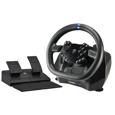 Imagen de Superdrive Volante de carreras SV950 con pedal y paletas cambio para Xbox Serie X/S, PS4, One, PC (programable todos los juegos)