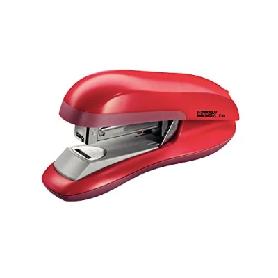 Imagen de RAPID 23256502 Grapadora con tecnología Flat Clinch modelo F30 color rojo
