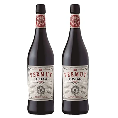 Imagen de Vermut Rojo Lustau de 75 cl Elaborado en Jerez Bodegas Grupo Caballero (Pack 2 botellas)