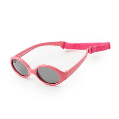 Imagen de Kiddus Gafas de Sol Polarizada para bebé, niño y niña. A partir 0 meses. Filtro Solar UV400. 100% Protección Flexibles, Seguras, Confortables, Resistentes. Rosa liso
