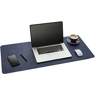 Imagen de Gallaway Leather Almohadilla de escritorio Alfombrilla mouse grande 36 x 17 pulgadas para oficina en casa, accesorios escritorio, protector